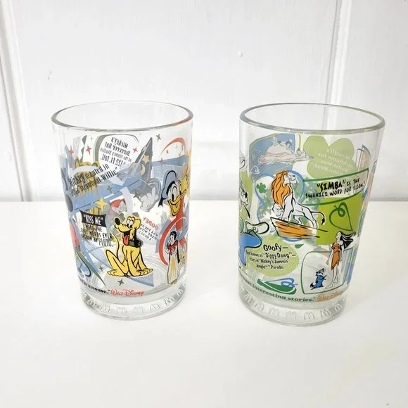 McDonalds Disney 100 Anniversary Glasses Set of Two - Picture 2 of 6